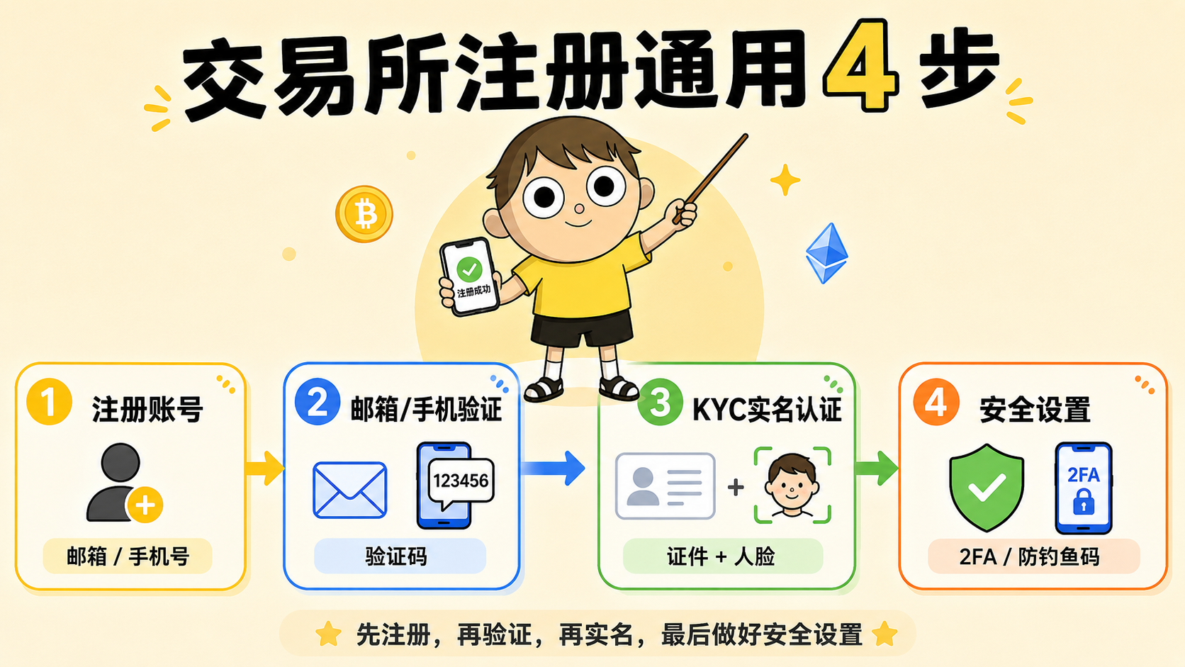 交易所怎么注册？主流平台注册全流程（Binance  OKX  Bybit  Gate） 插图1.png